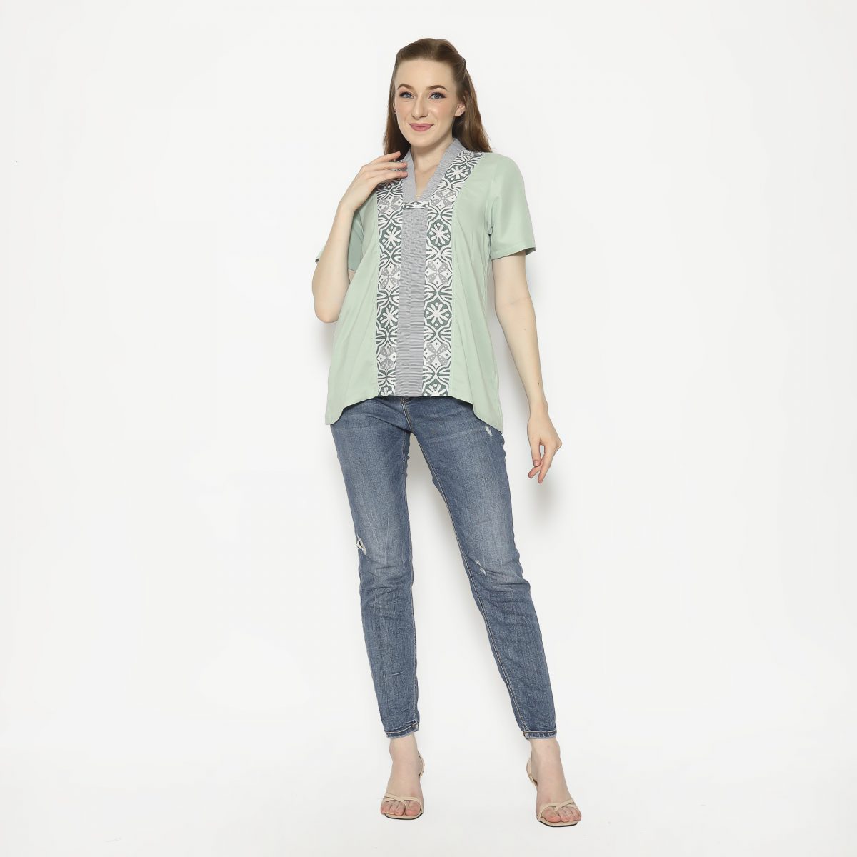 Nara Blouse Green - Image 5