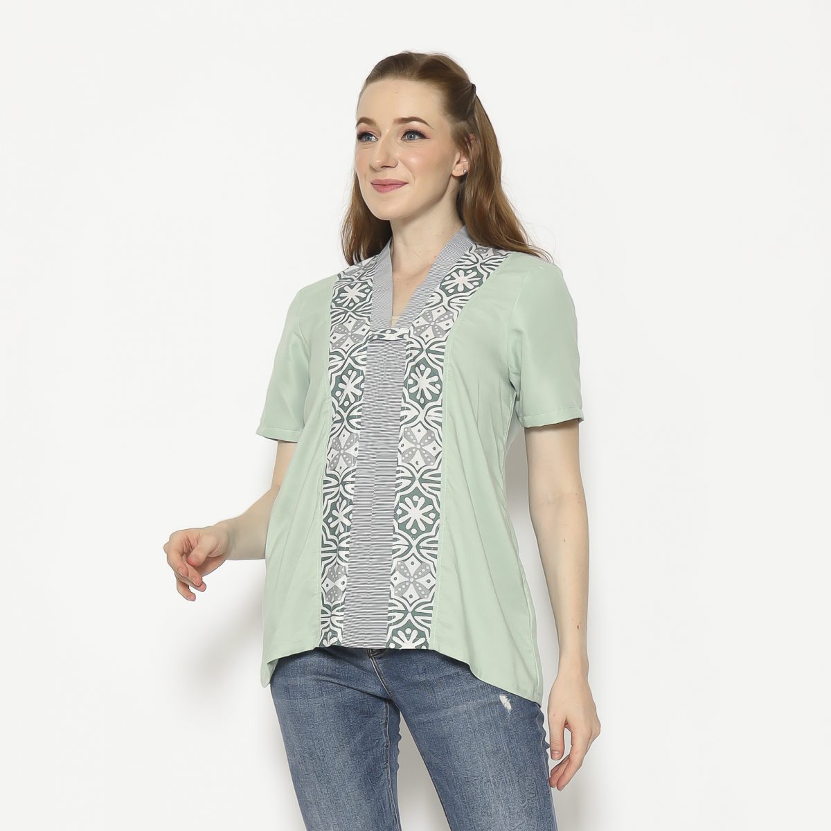 Nara Blouse Green - Image 3