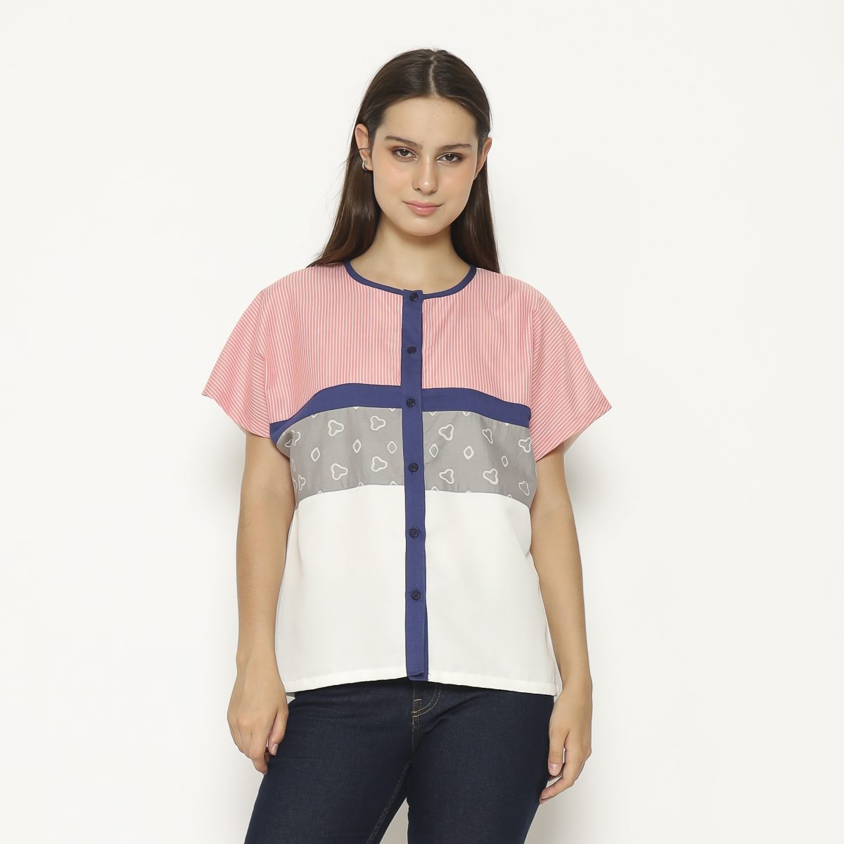 Jovina Blouse Grey