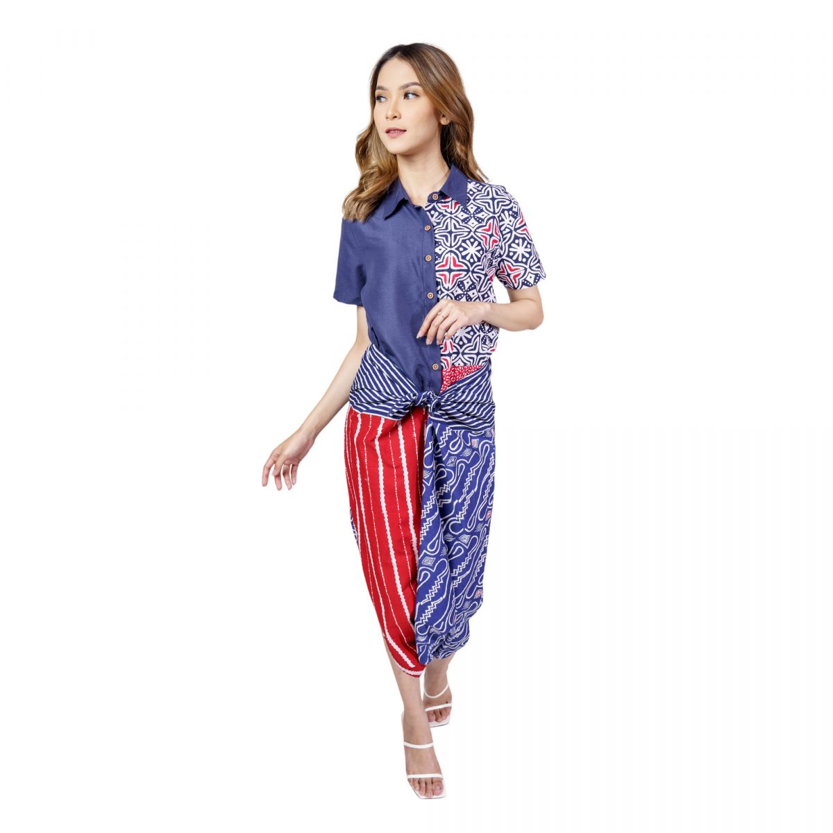 Agnes Shirt Navy - Image 6