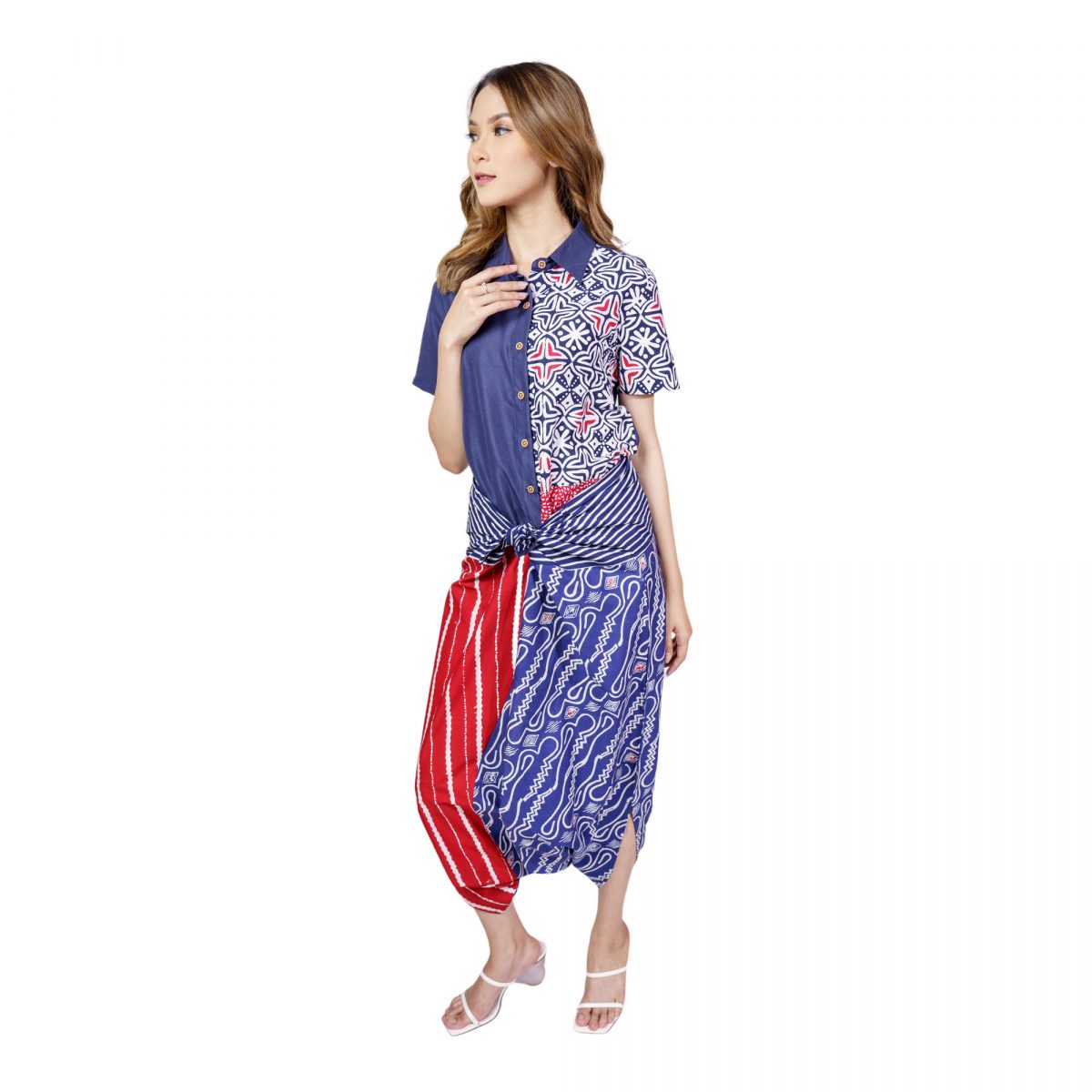 Agnes Shirt Navy - Image 3