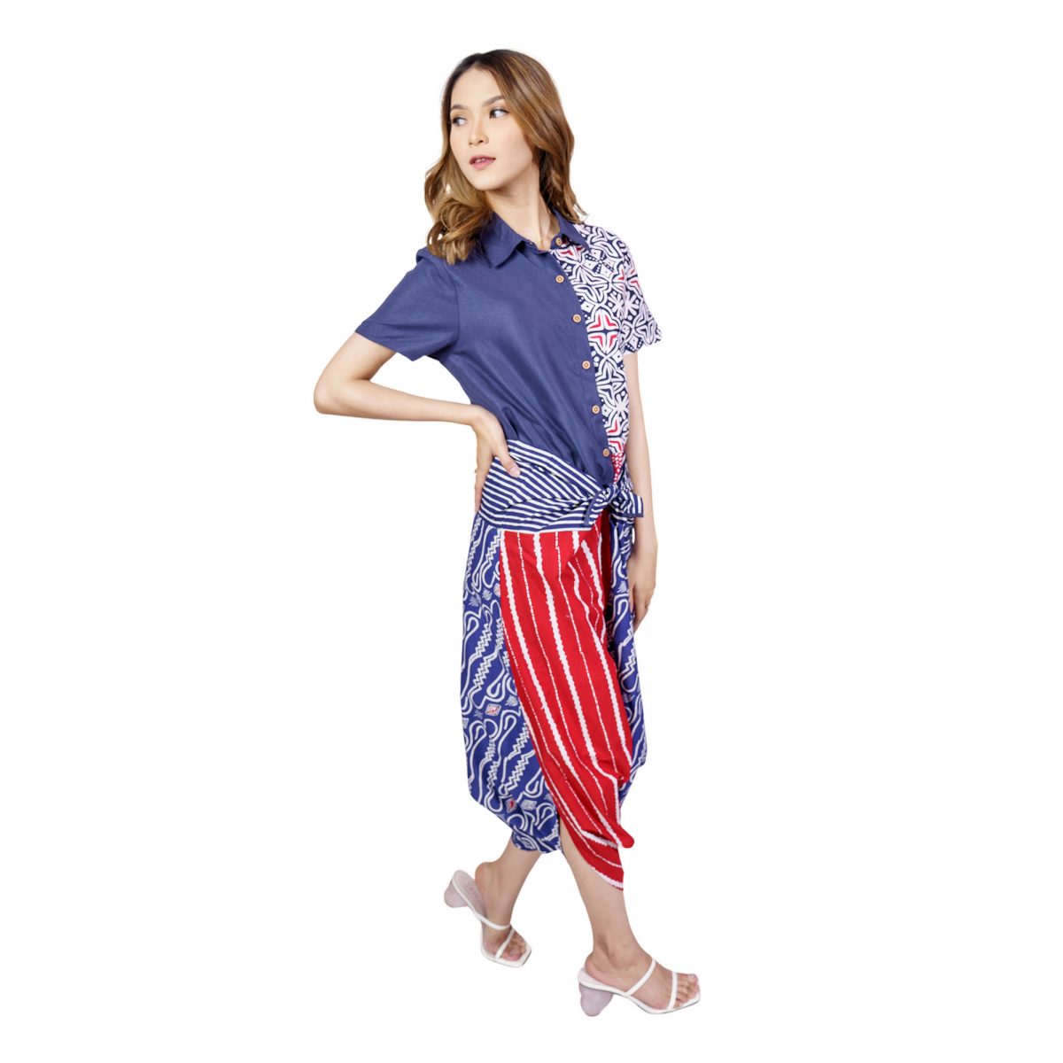 Agnes Shirt Navy - Image 4