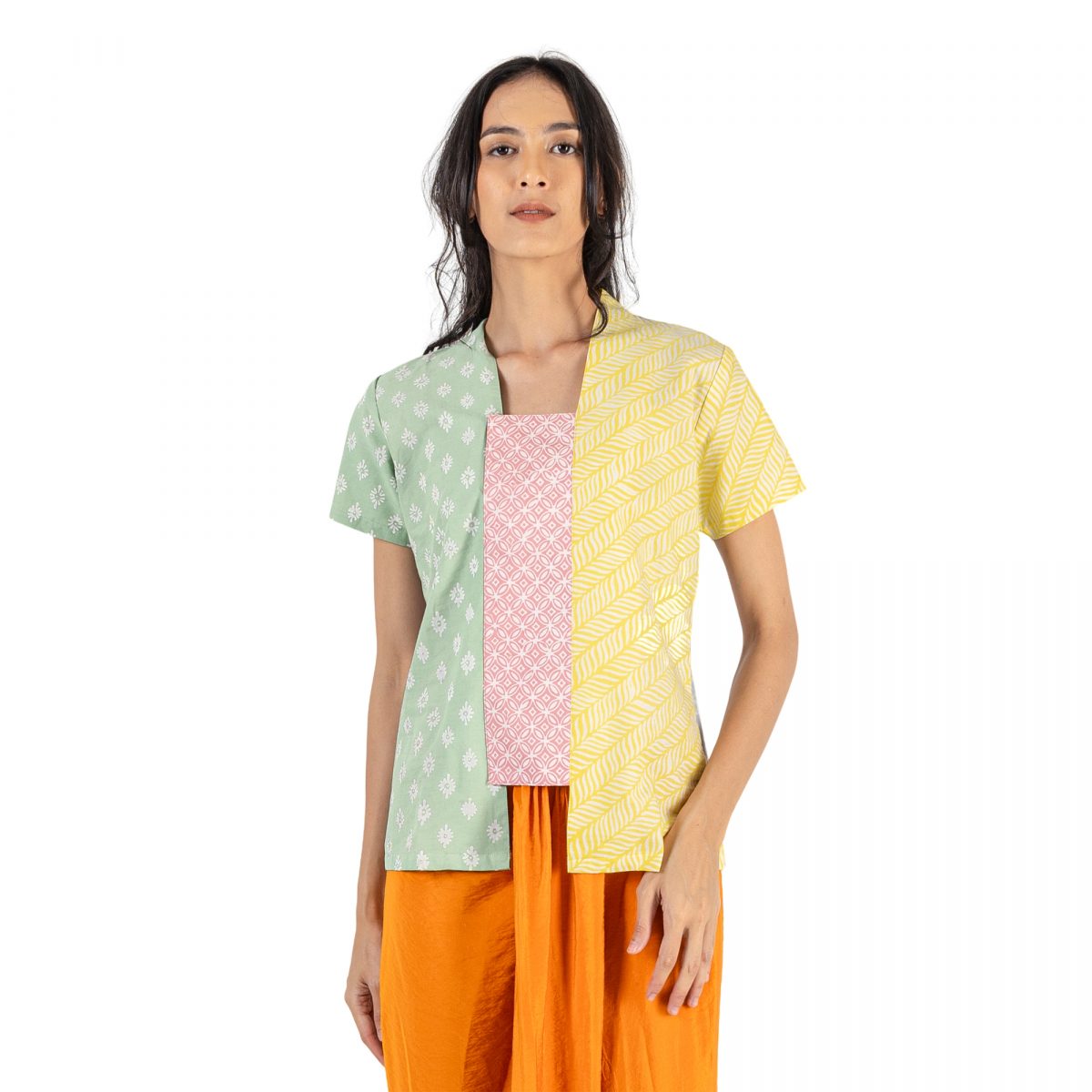Sheisha Blouse Yellow Green