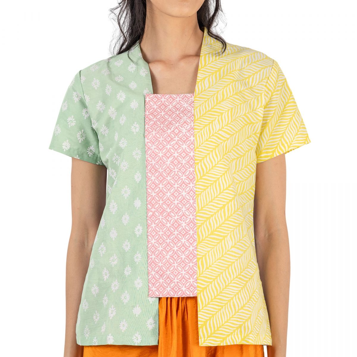 Sheisha Blouse Yellow Green - Image 2