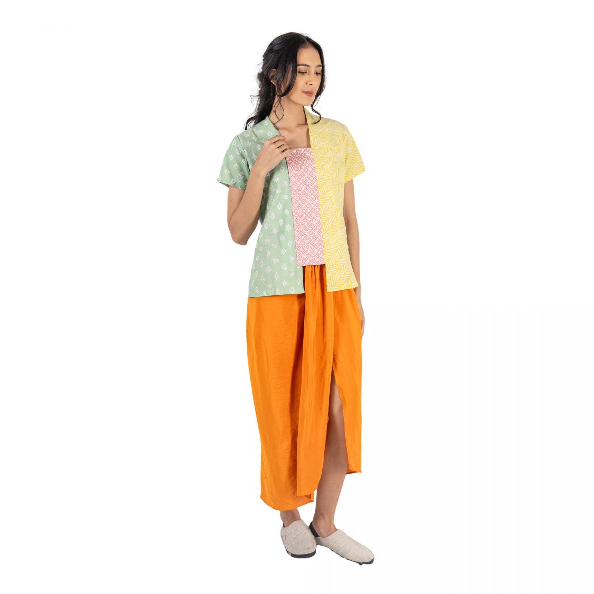 Sheisha Blouse Yellow Green - Image 3