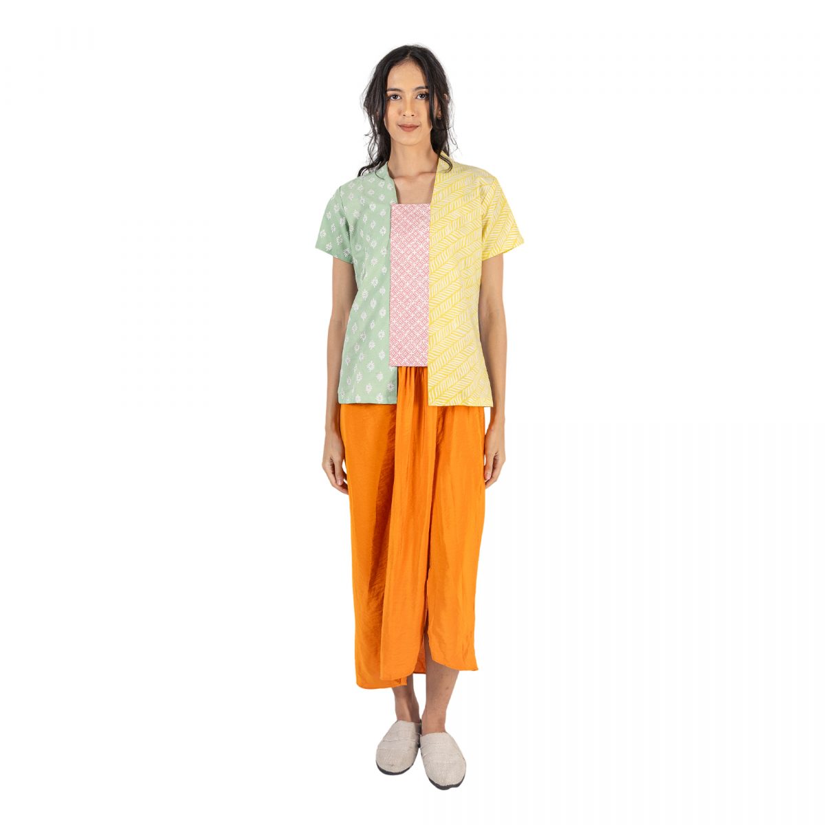 Sheisha Blouse Yellow Green - Image 6