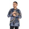Fahran Shirt Grey Navy