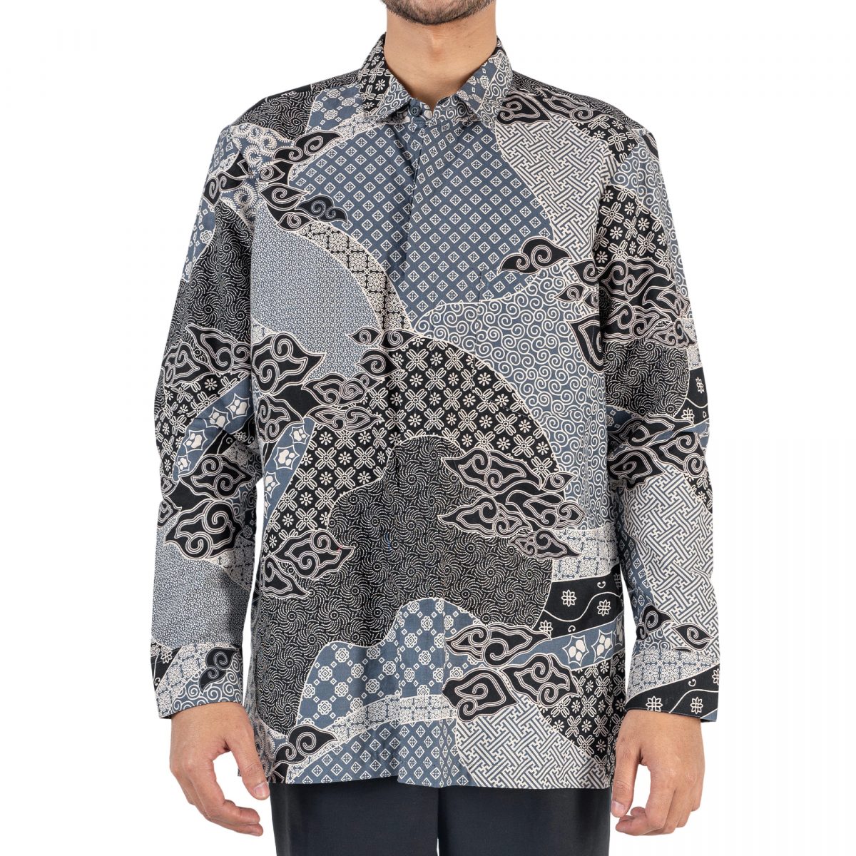 Hazwan Shirt Grey - Image 2