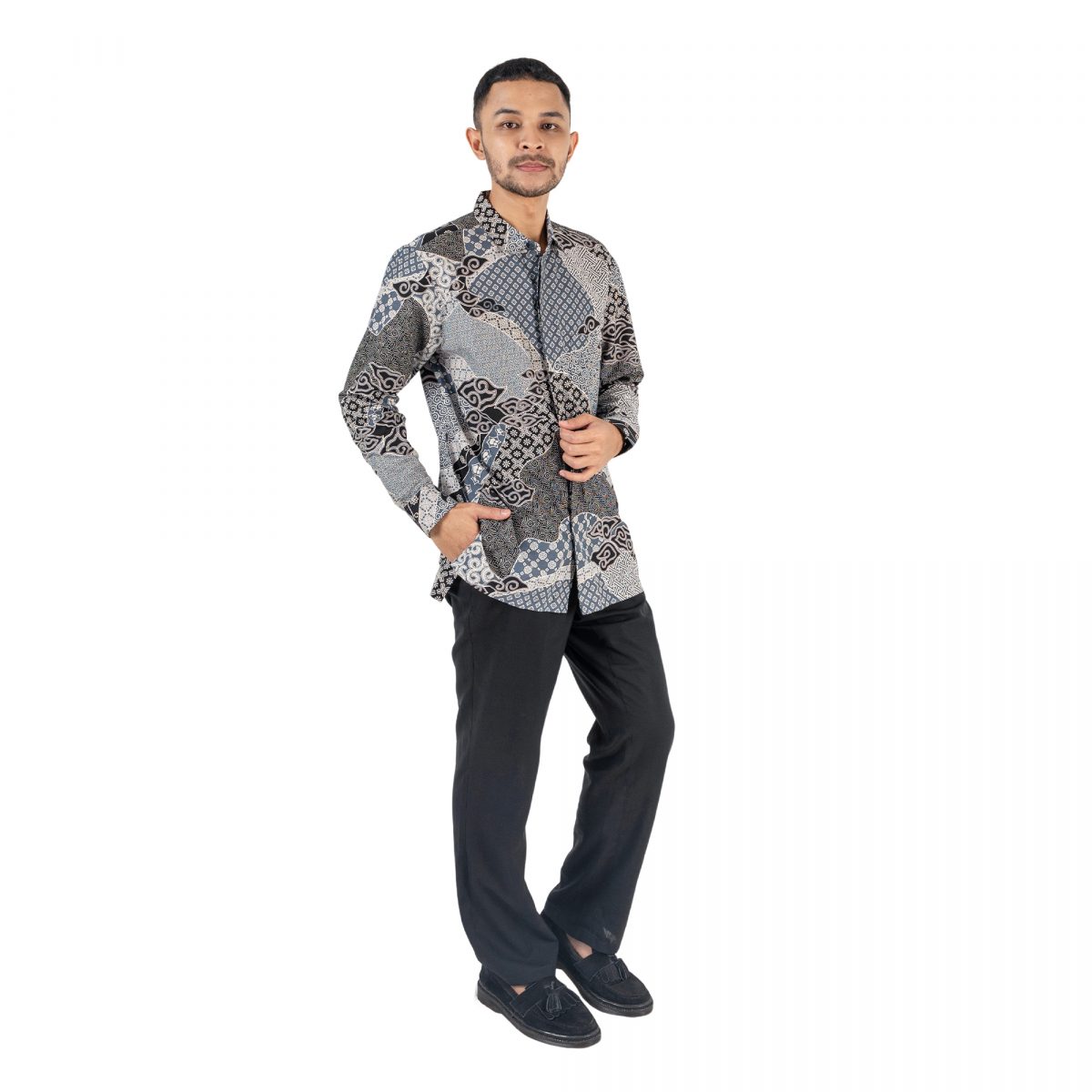 Hazwan Shirt Grey - Image 3