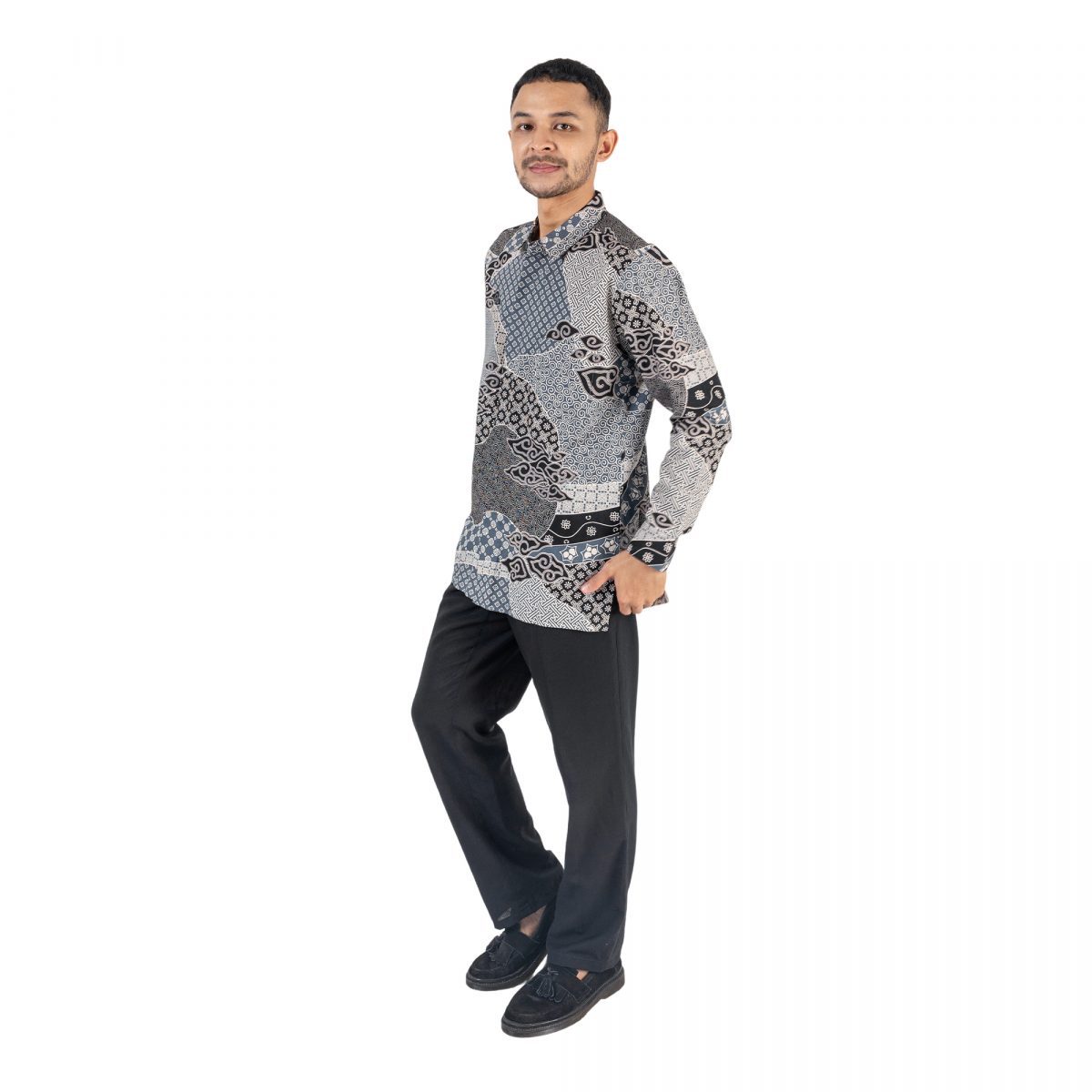 Hazwan Shirt Grey - Image 4