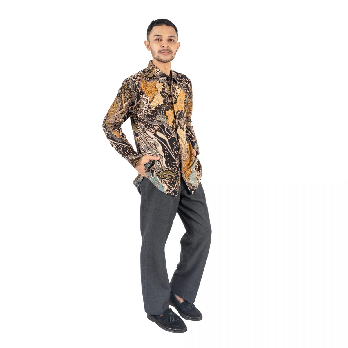 Ashton Shirt Brown - Image 3