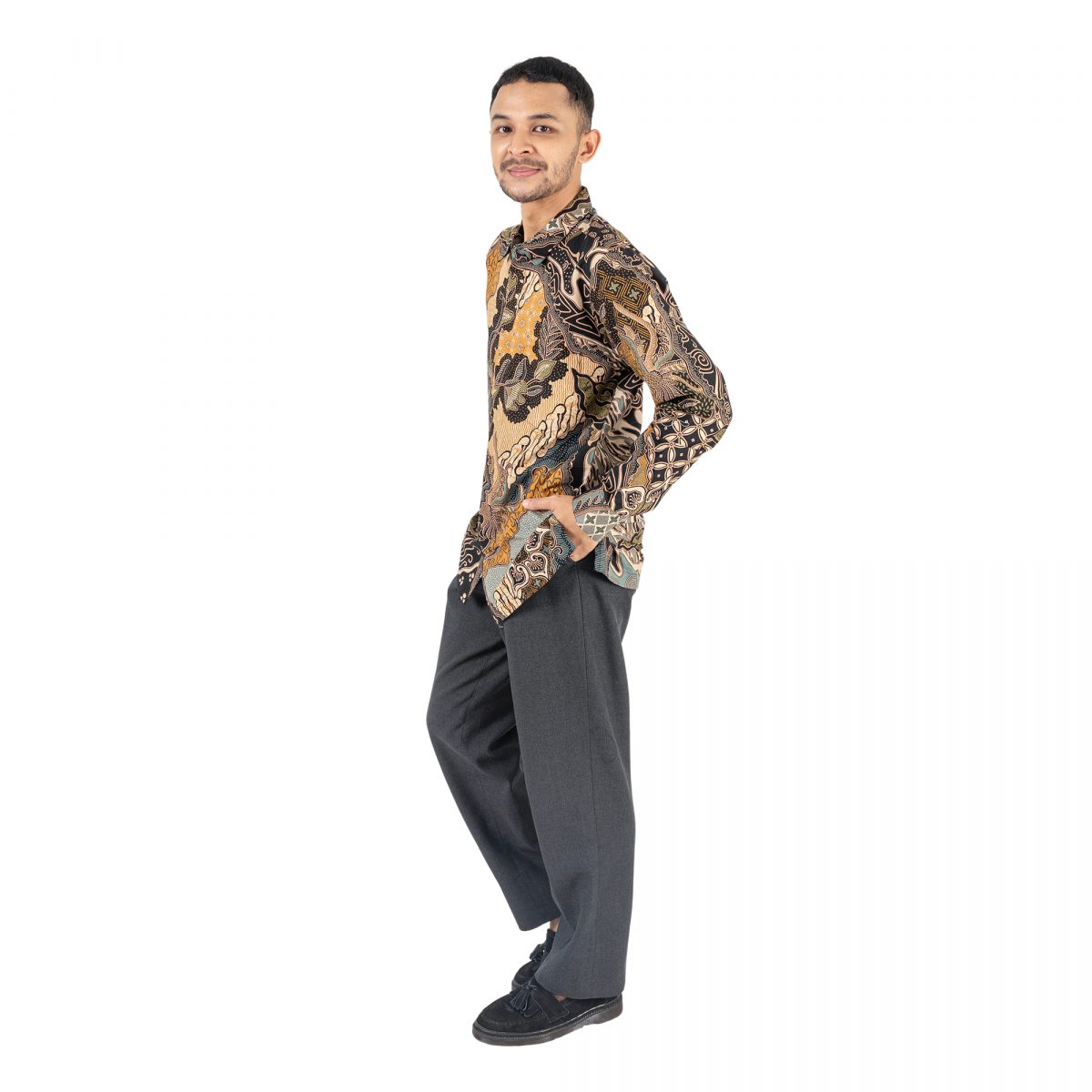 Ashton Shirt Brown - Image 4