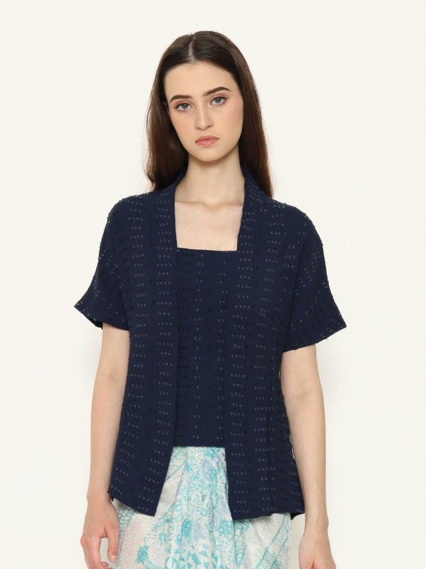 Yasmine Blouse Navy
