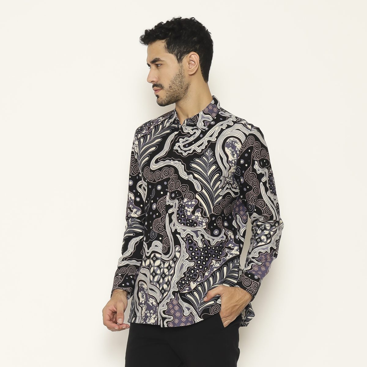 Tanggara Shirt Purple - Image 3