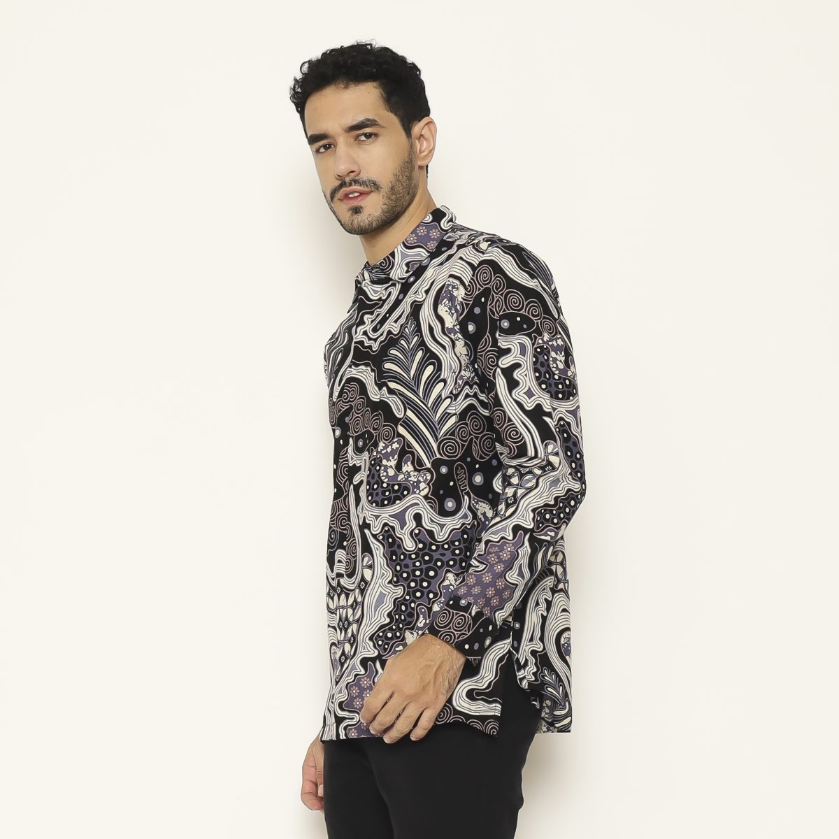 Tanggara Shirt Purple - Image 4