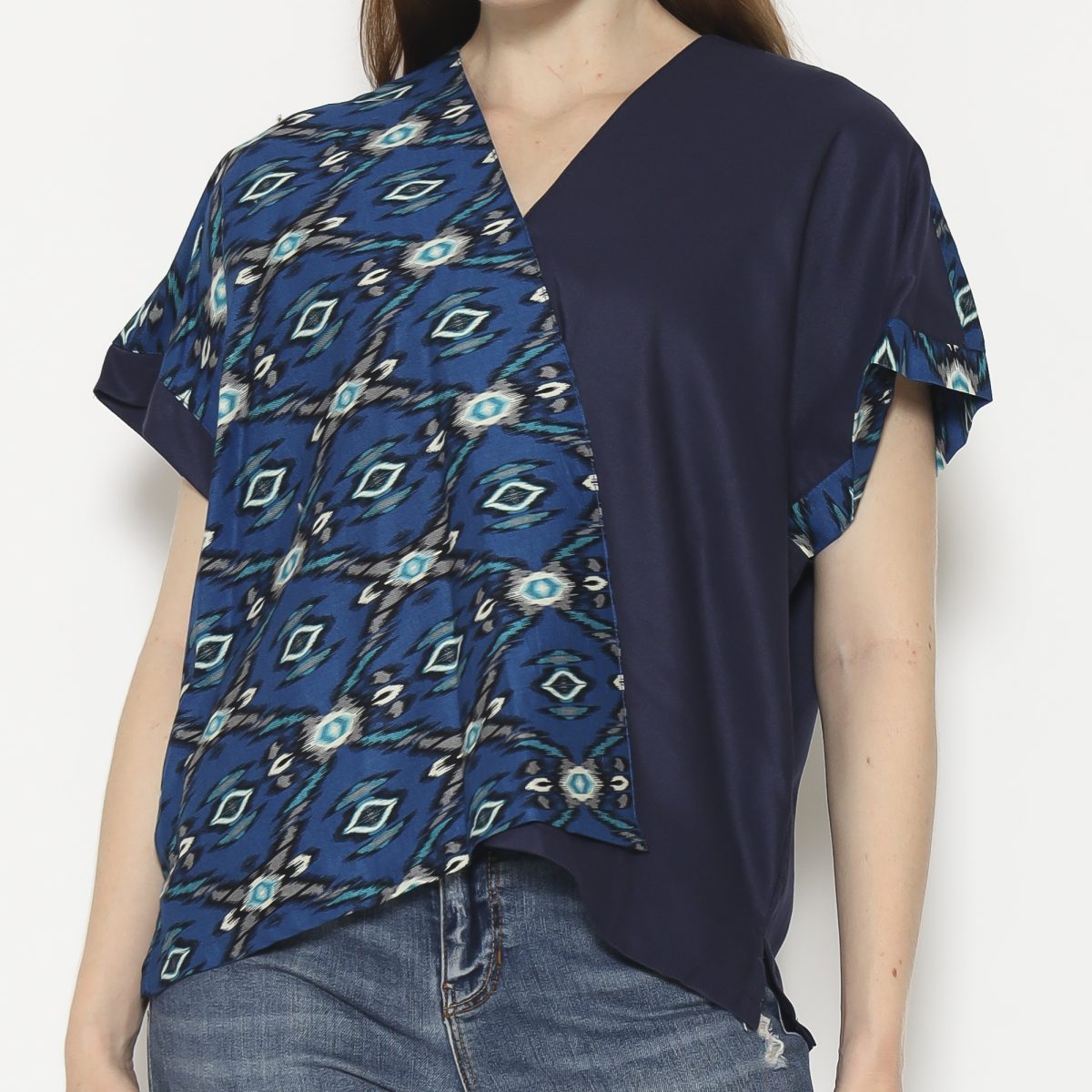Verona Blouse Blue - Image 2