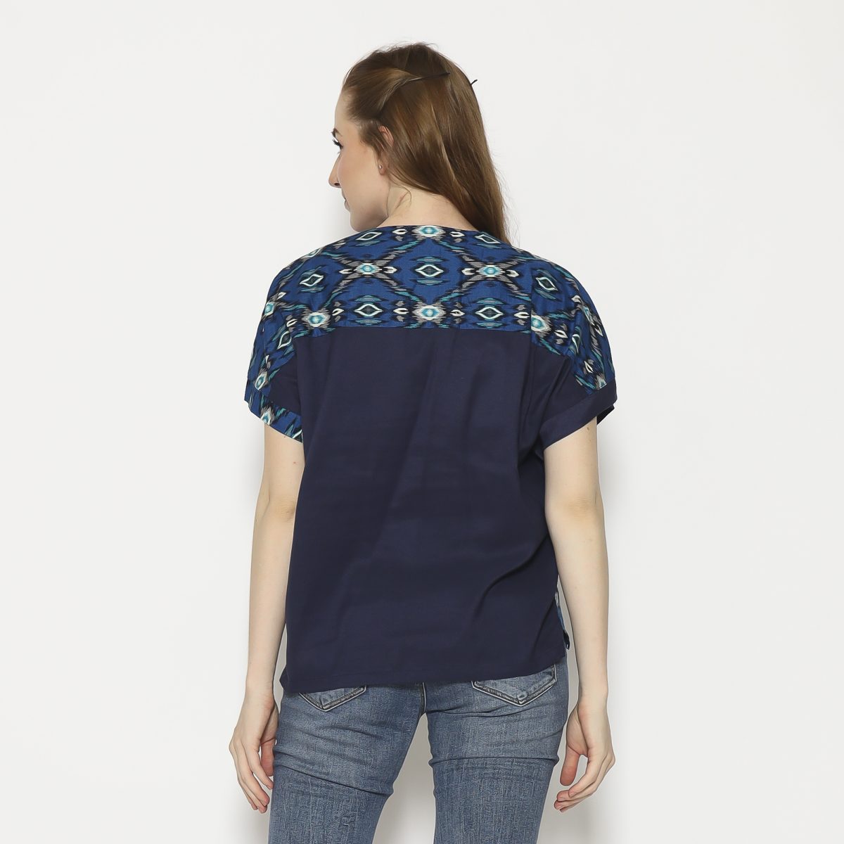 Verona Blouse Blue - Image 5