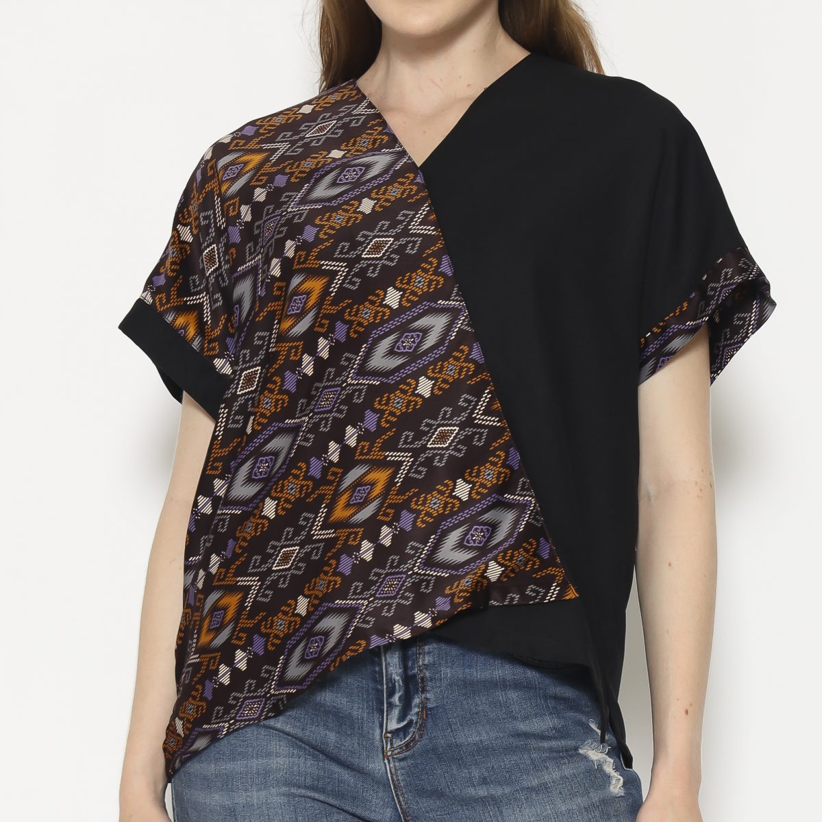 Verona Blouse Brown - Image 2