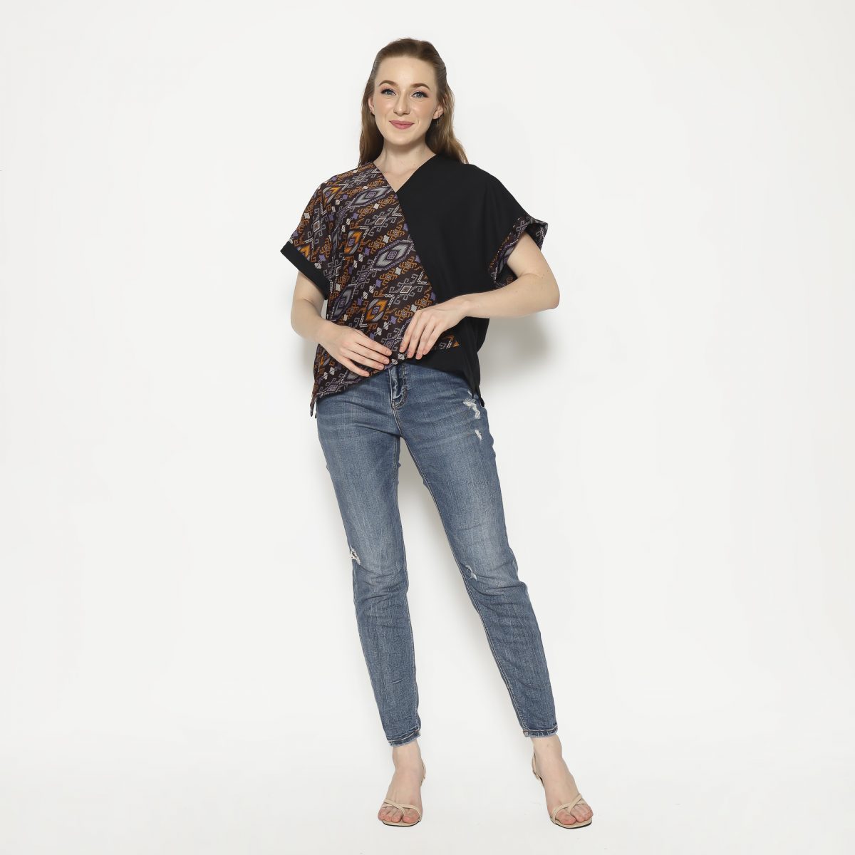 Verona Blouse Brown - Image 6