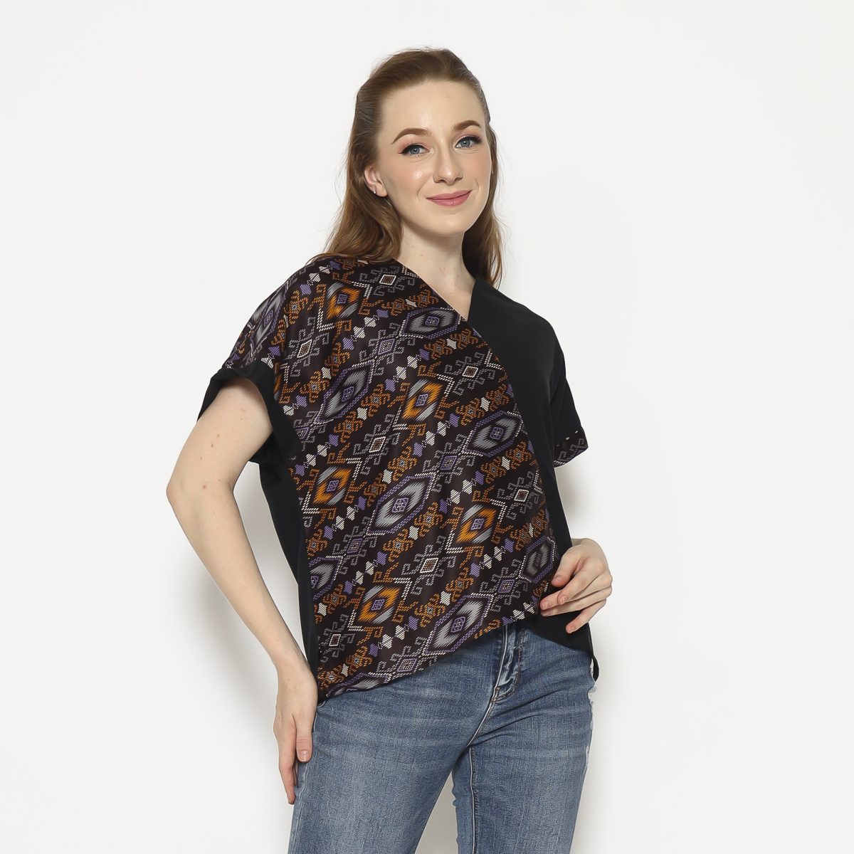 Verona Blouse Brown - Image 4
