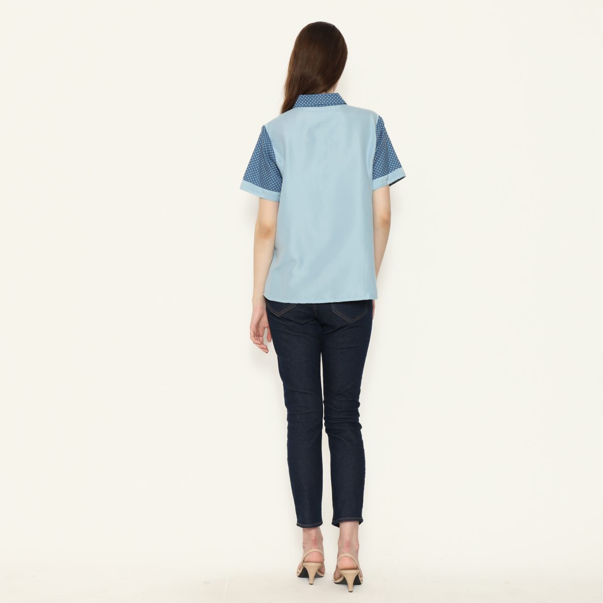 Melastri Shirt Blue - Image 5