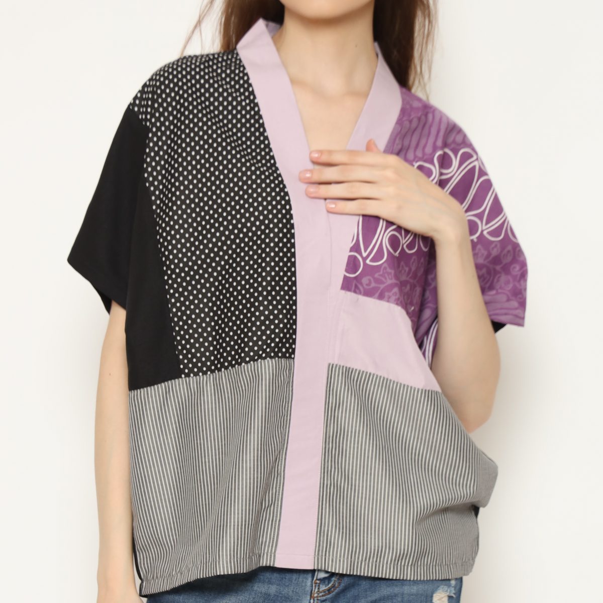 Darlene Blouse Purple - Image 2