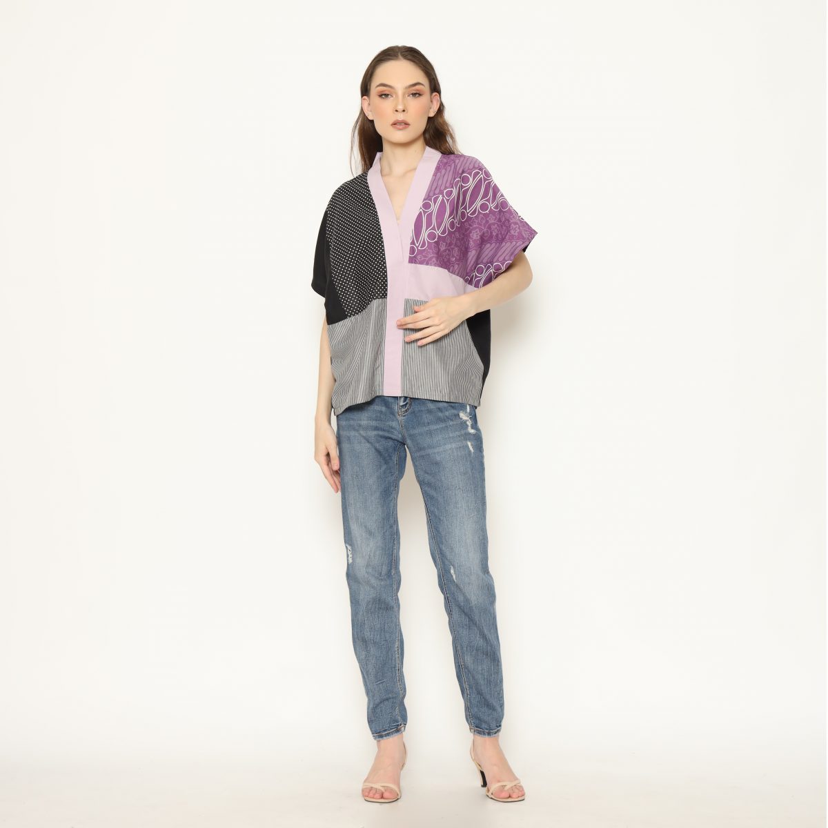 Darlene Blouse Purple - Image 8