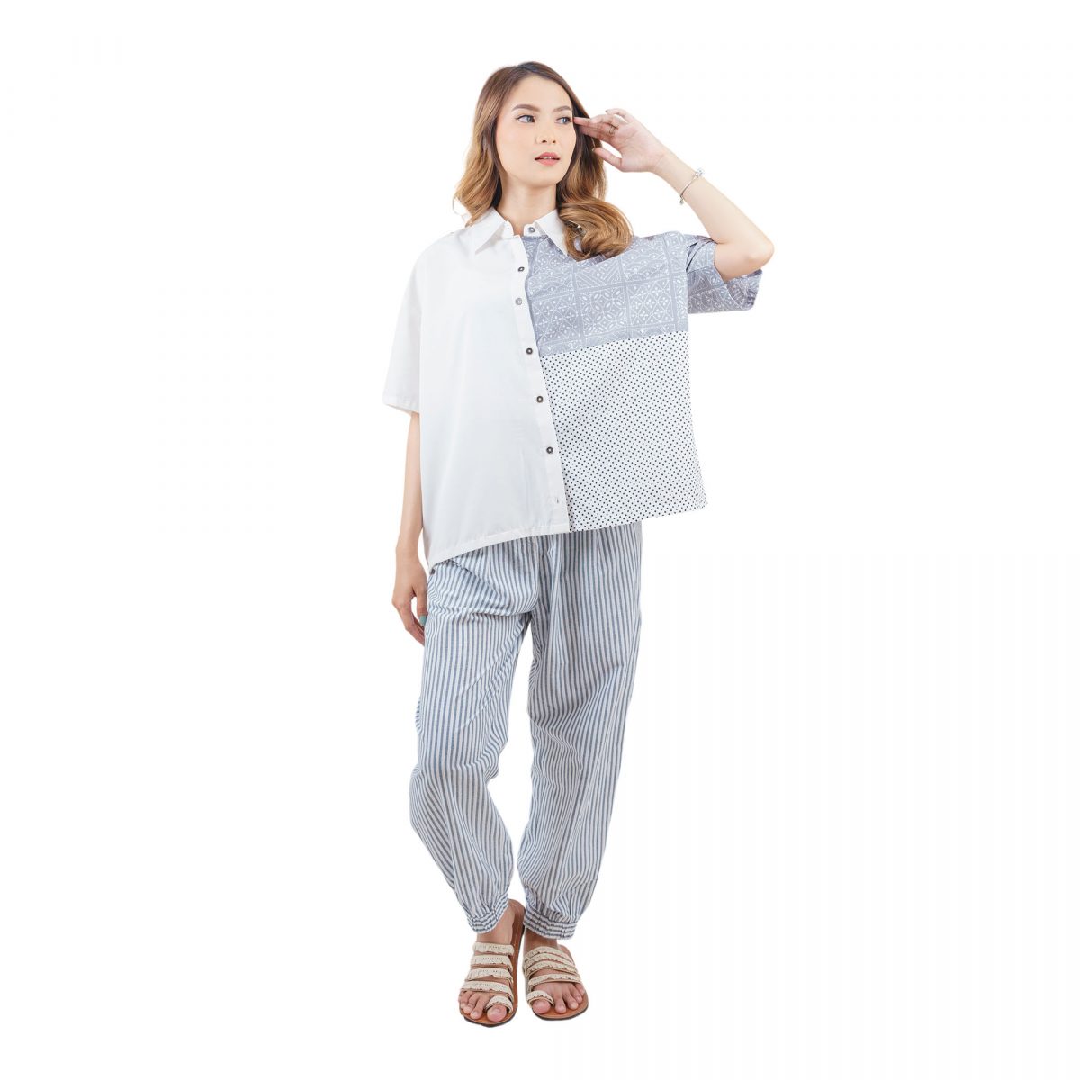 Dina Shirt Grey - Image 6