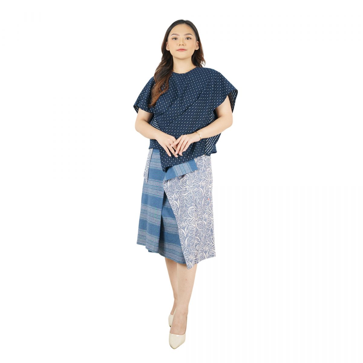 Melasti Blouse Navy - Image 6