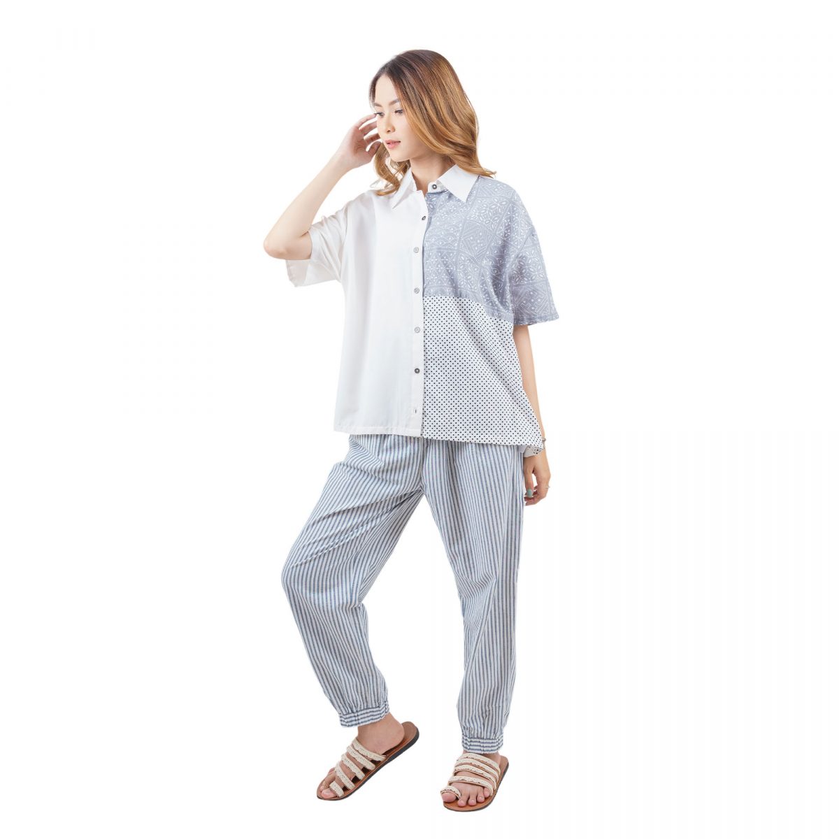Dina Shirt Grey - Image 3