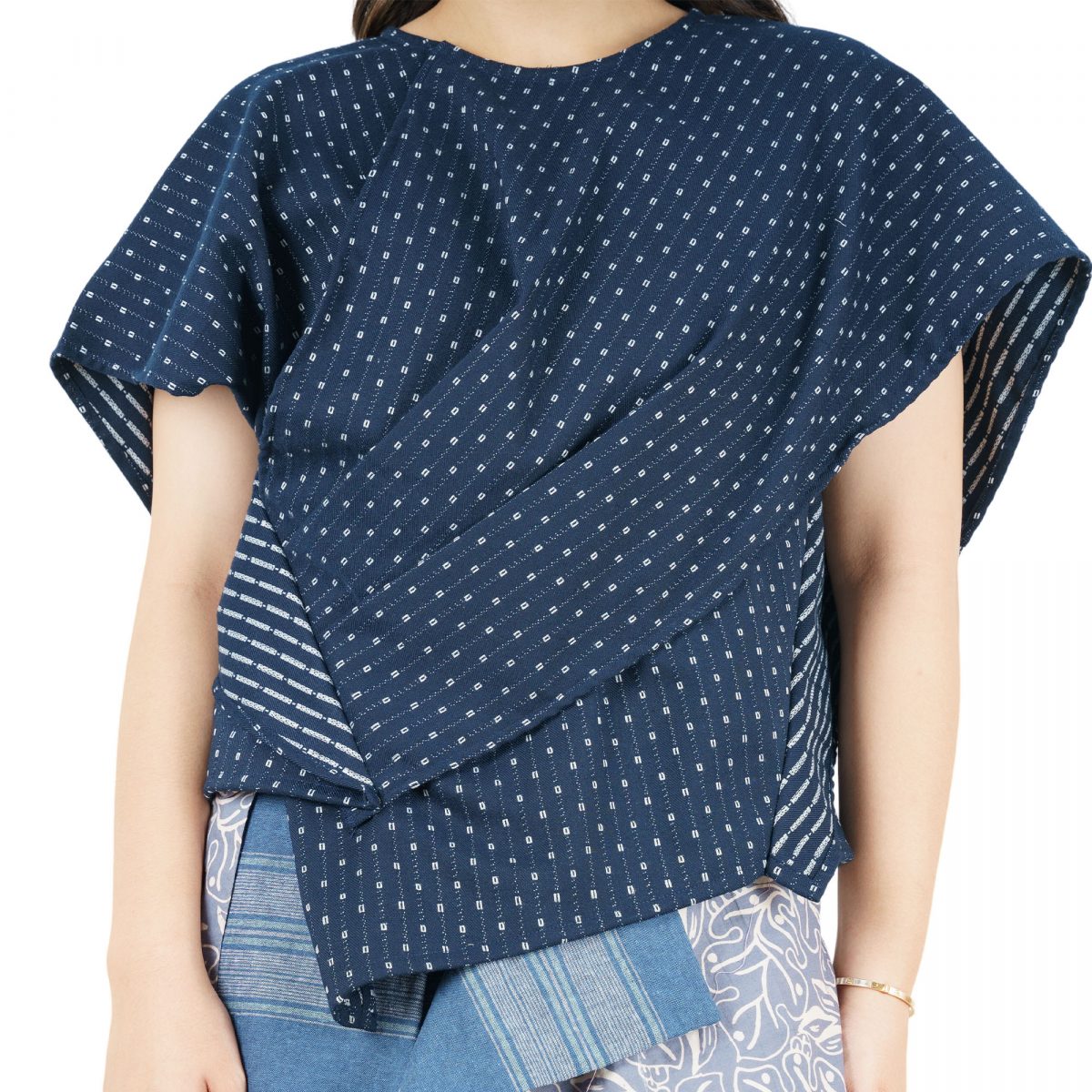 Melasti Blouse Navy - Image 2