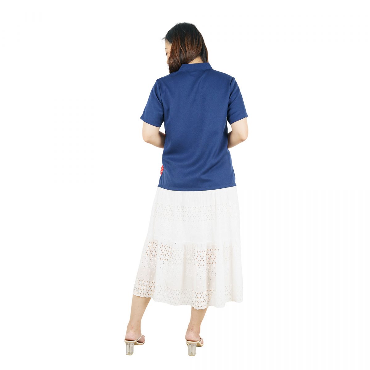 Nanita Blouse Navy Red - Image 5