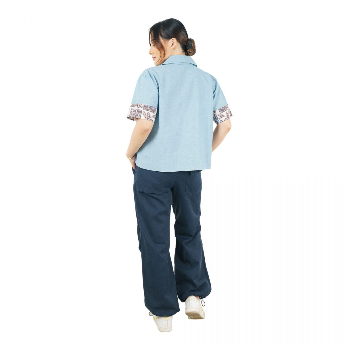 Langit Blouse Cream Blue - Image 5