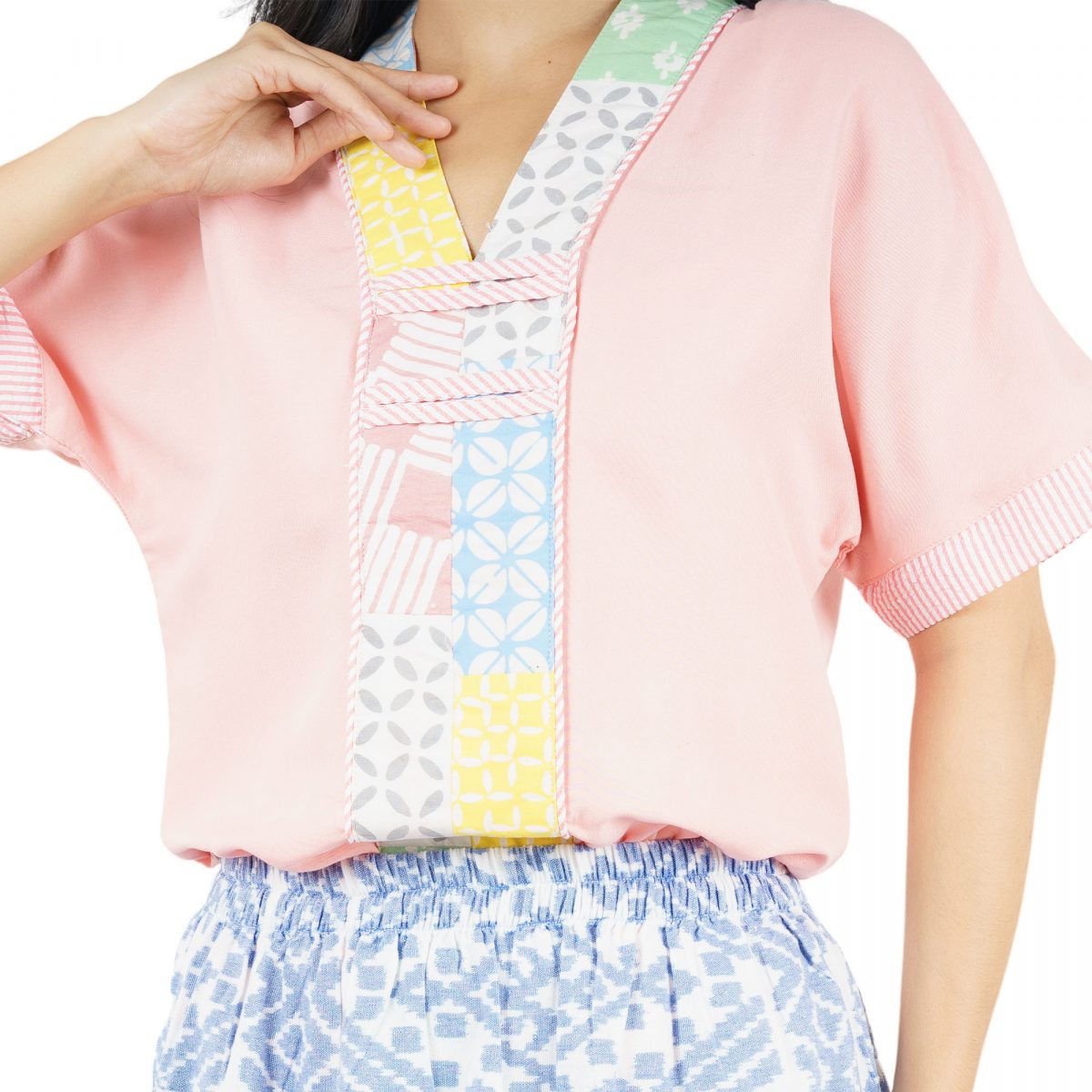 Venice Blouse Peach - Image 2