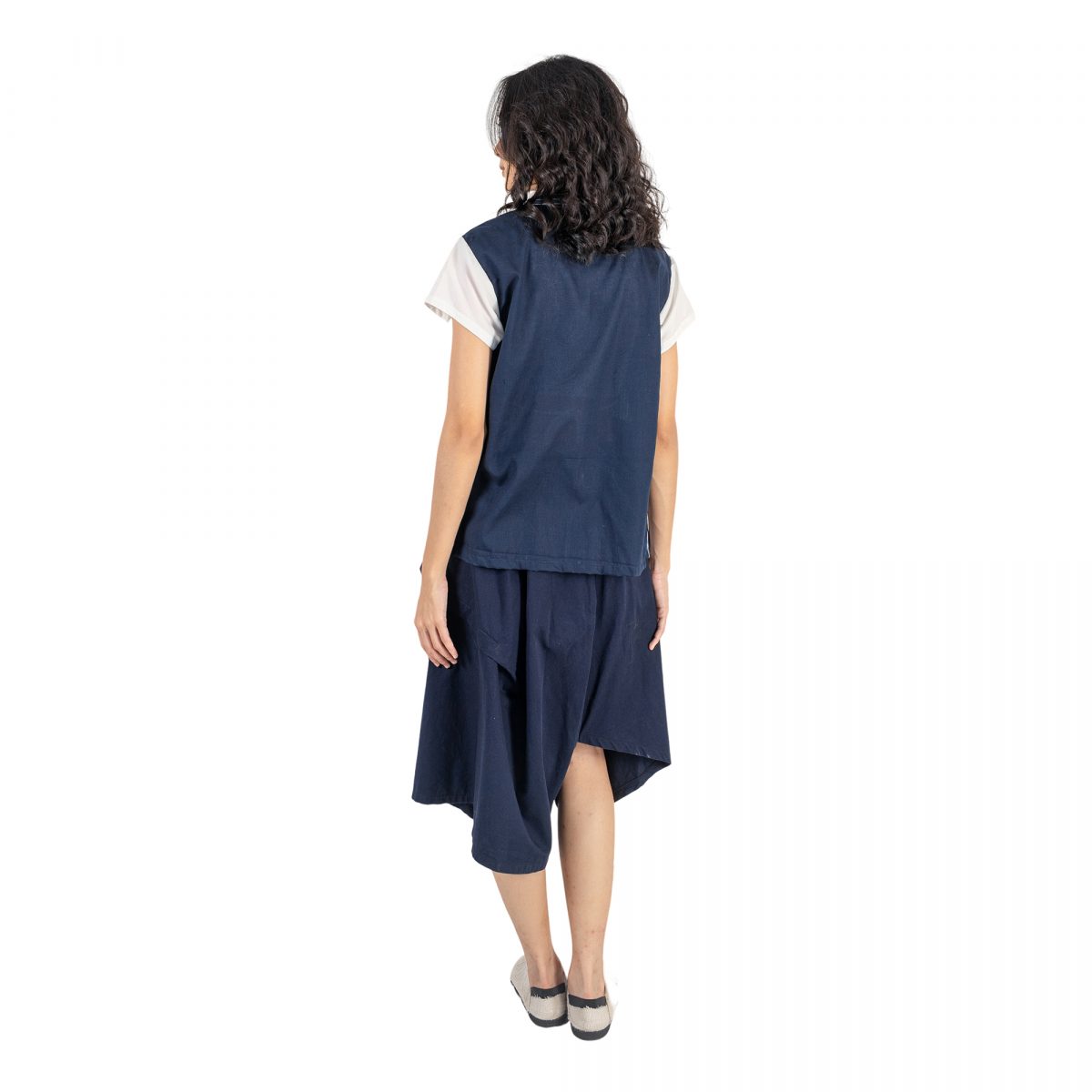 Audrey Blouse Navy - Image 5