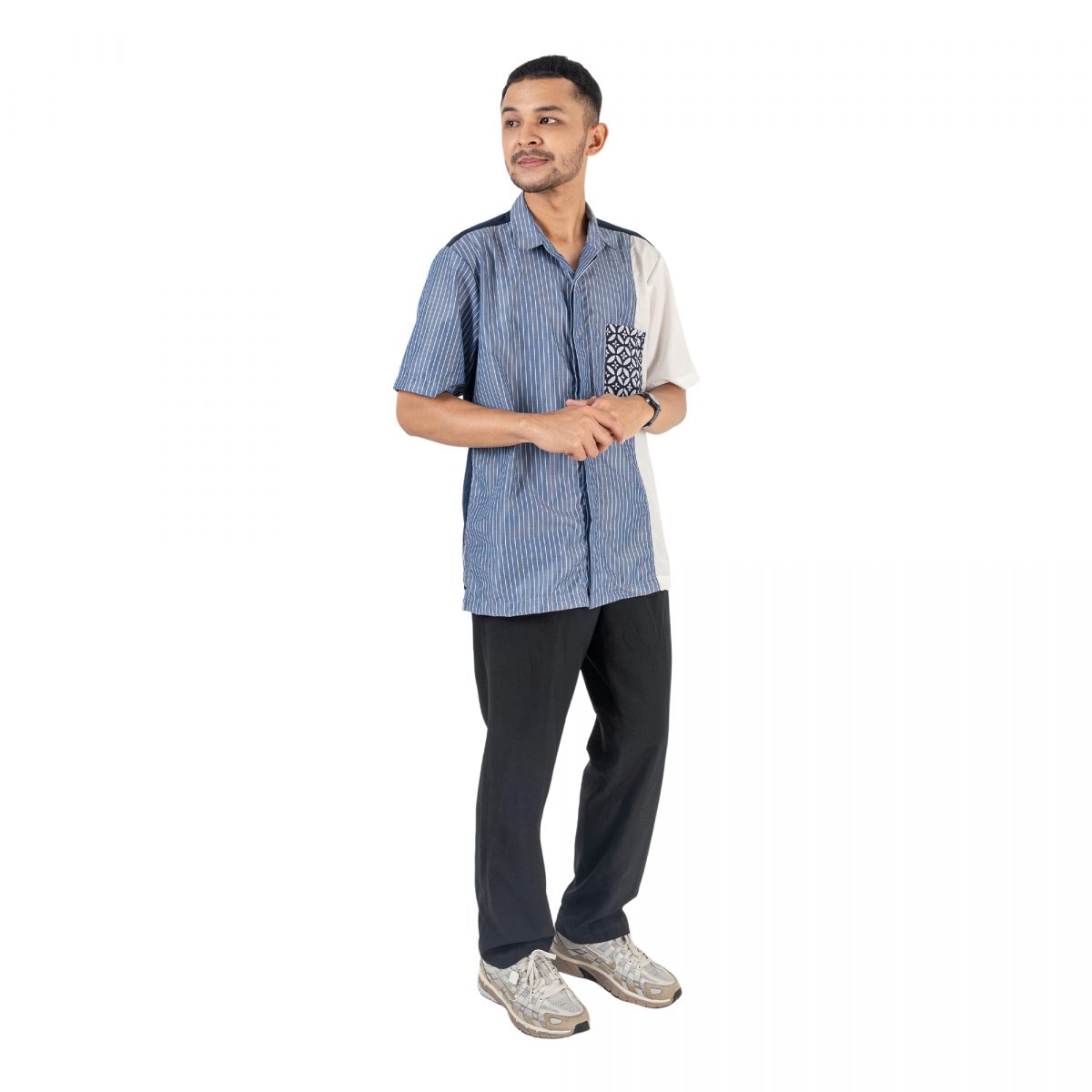 Andre Shirt Navy - Image 4