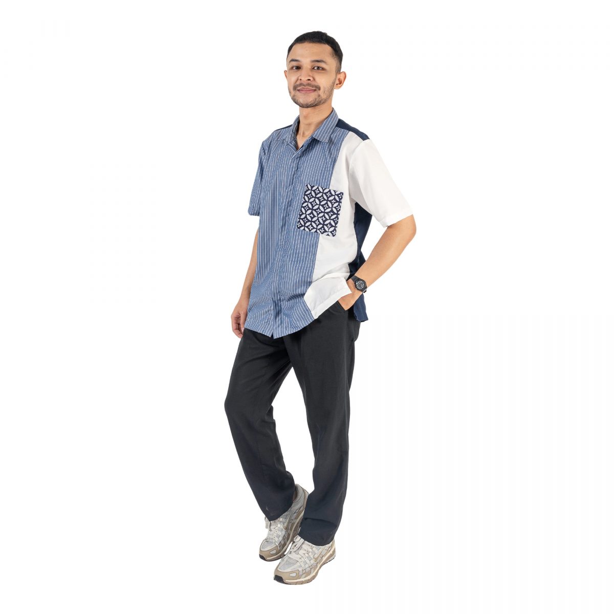 Andre Shirt Navy - Image 3