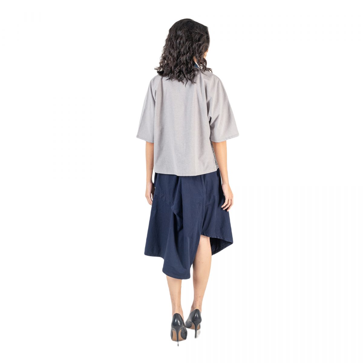 Lindsey Blazer Grey Cream - Image 5