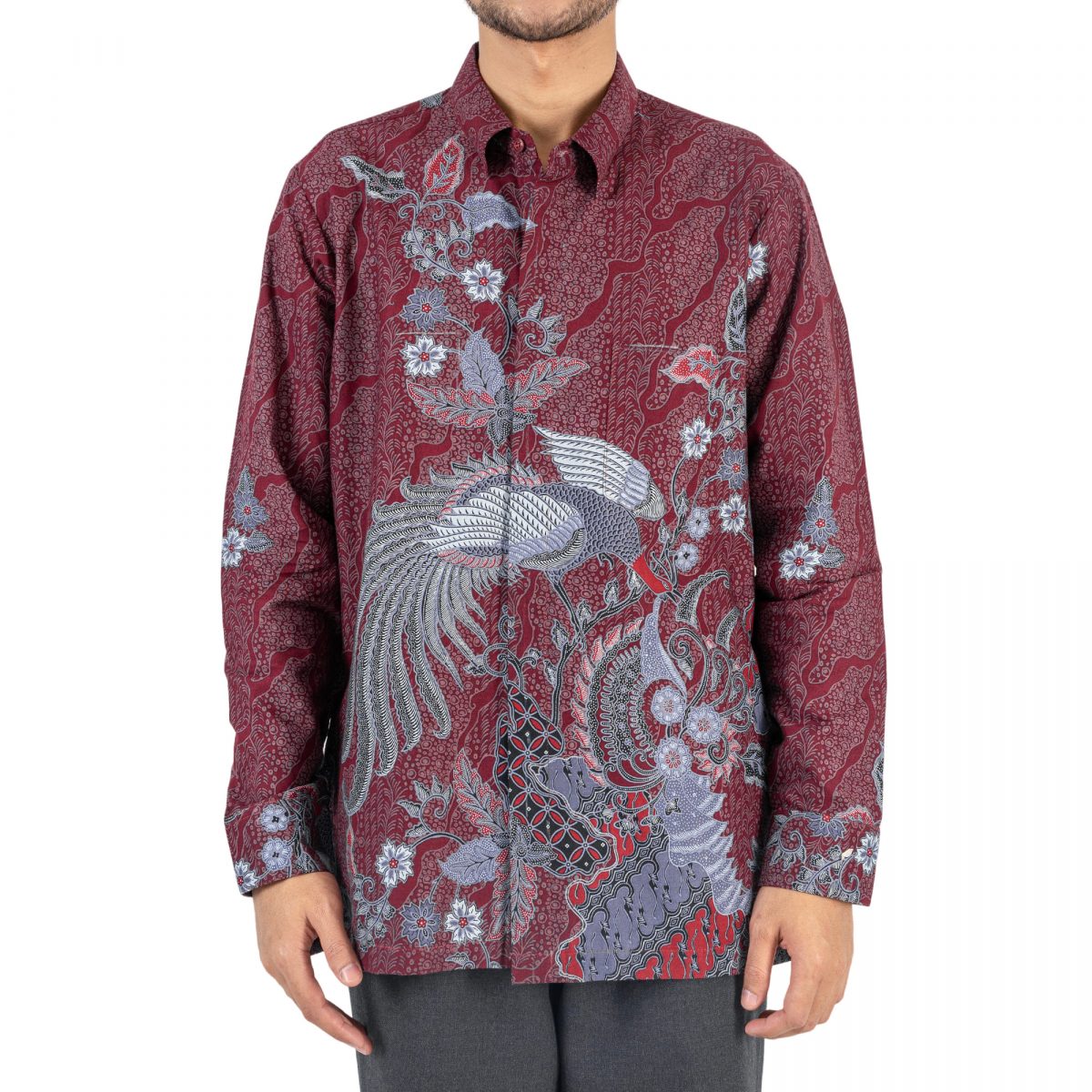 Arya Shirt Maroon - Image 2