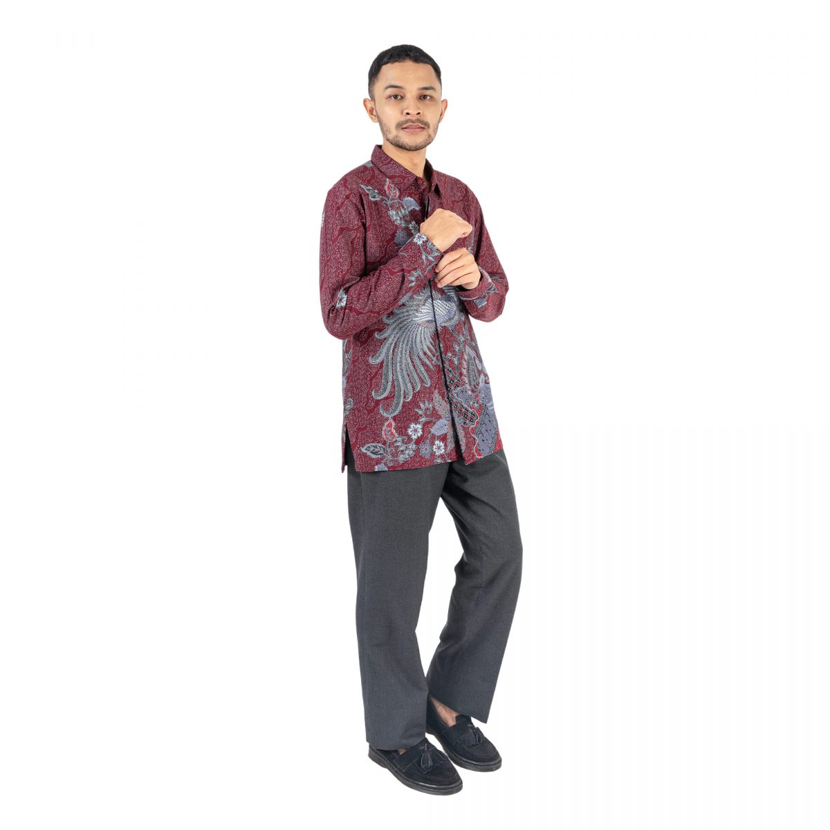 Arya Shirt Maroon - Image 3