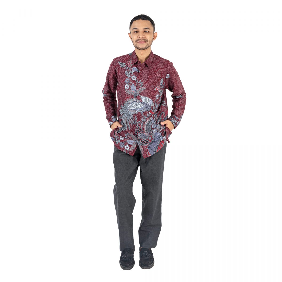 Arya Shirt Maroon - Image 6
