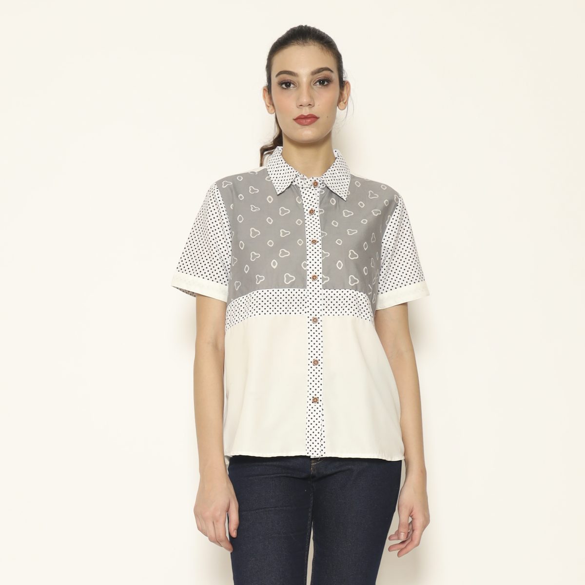 Melastri Shirt Grey