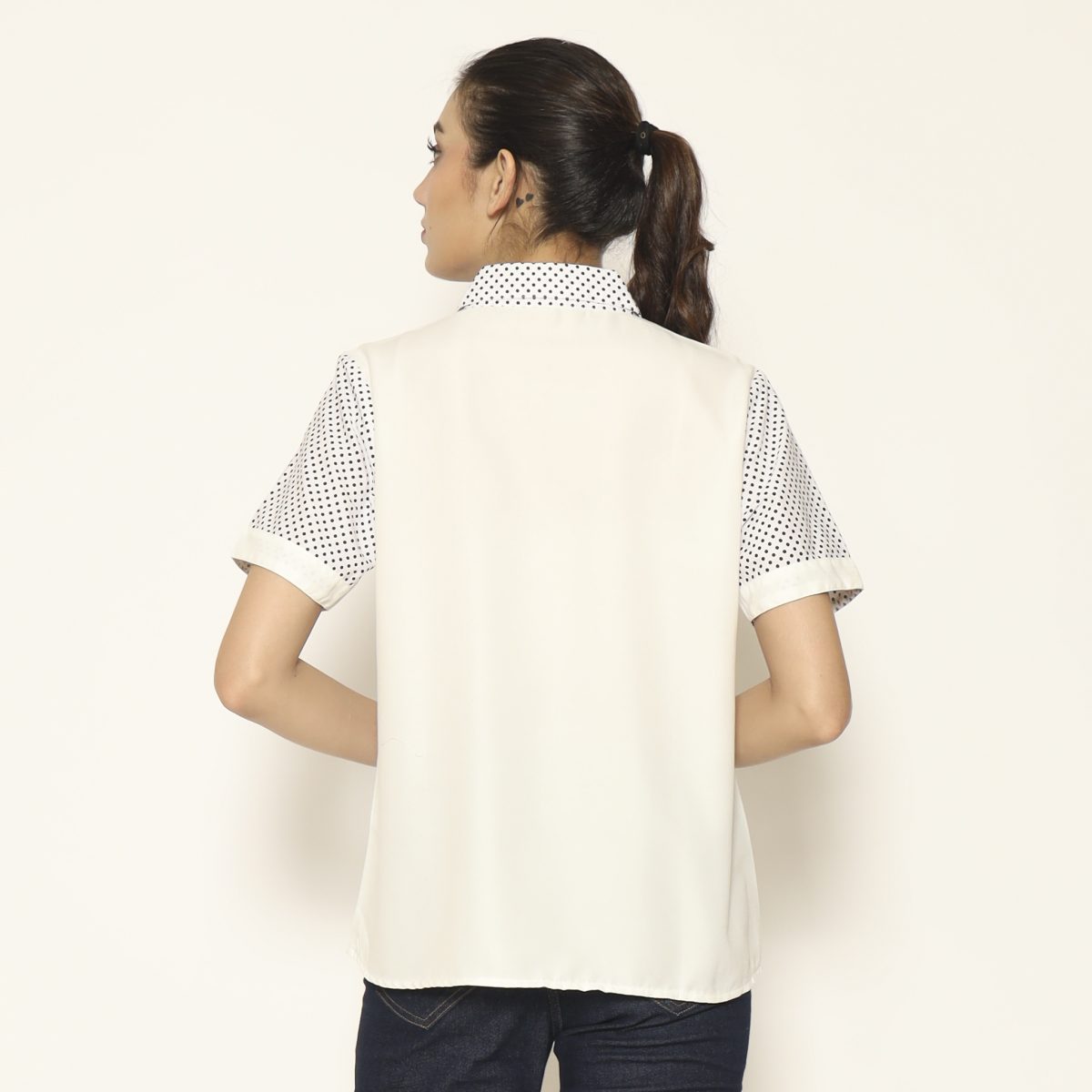 Melastri Shirt Grey - Image 6