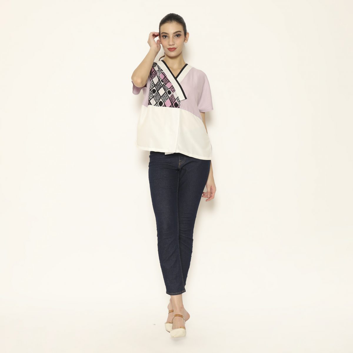 Renita Blouse Purple - Image 6