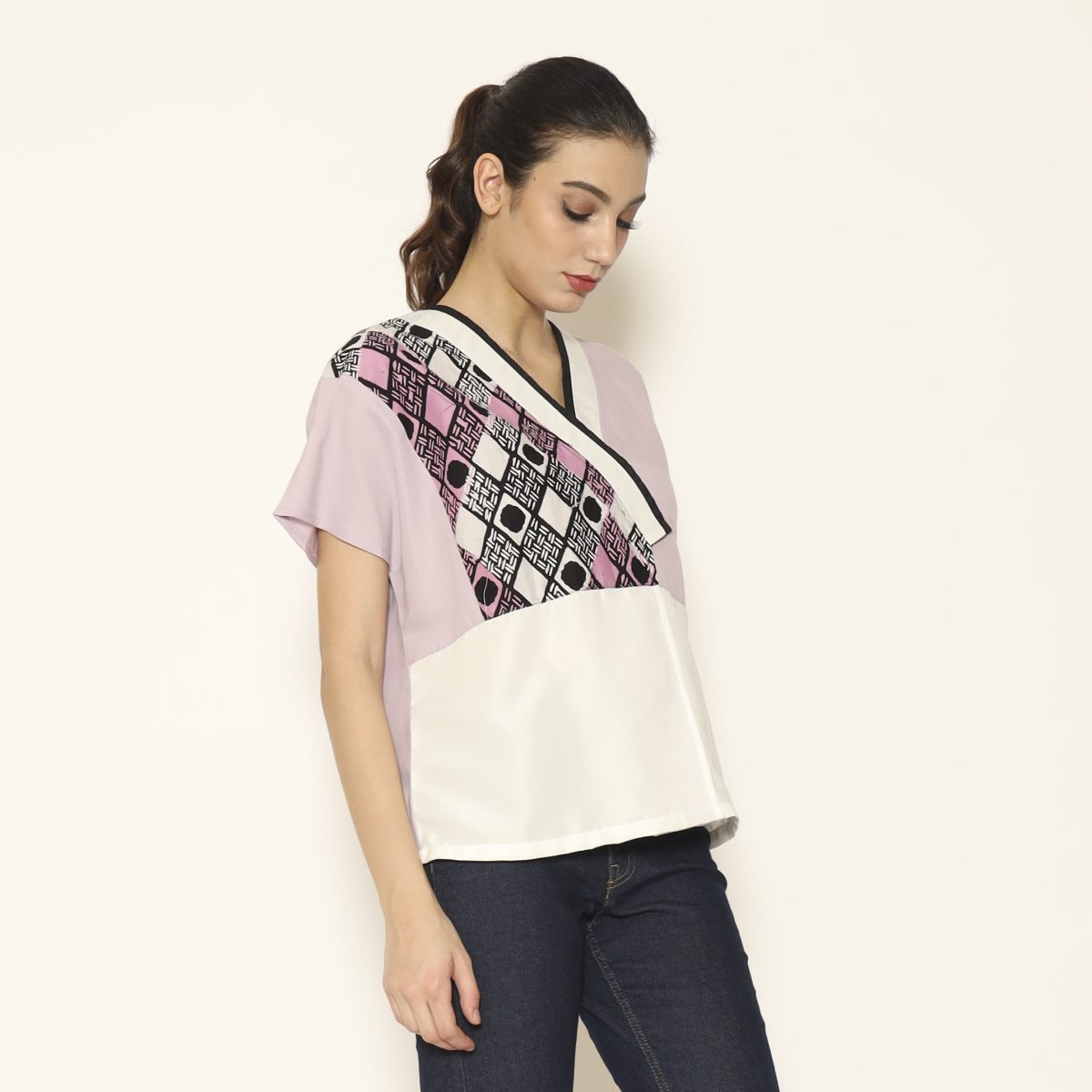Renita Blouse Purple - Image 3