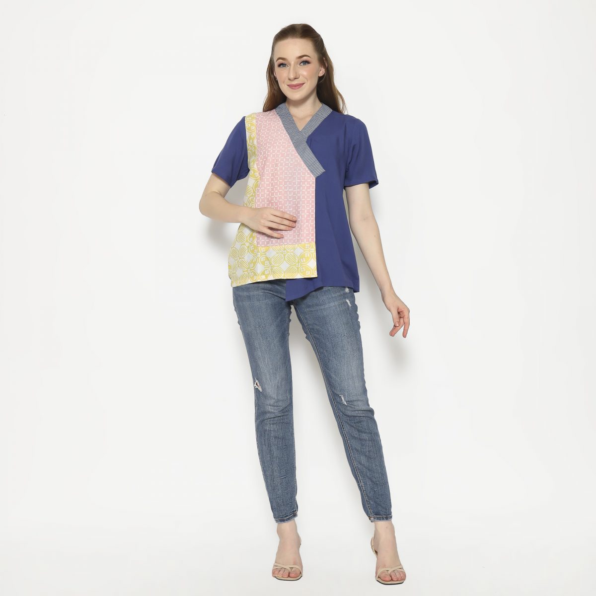 Dannia Blouse Pink - Image 6