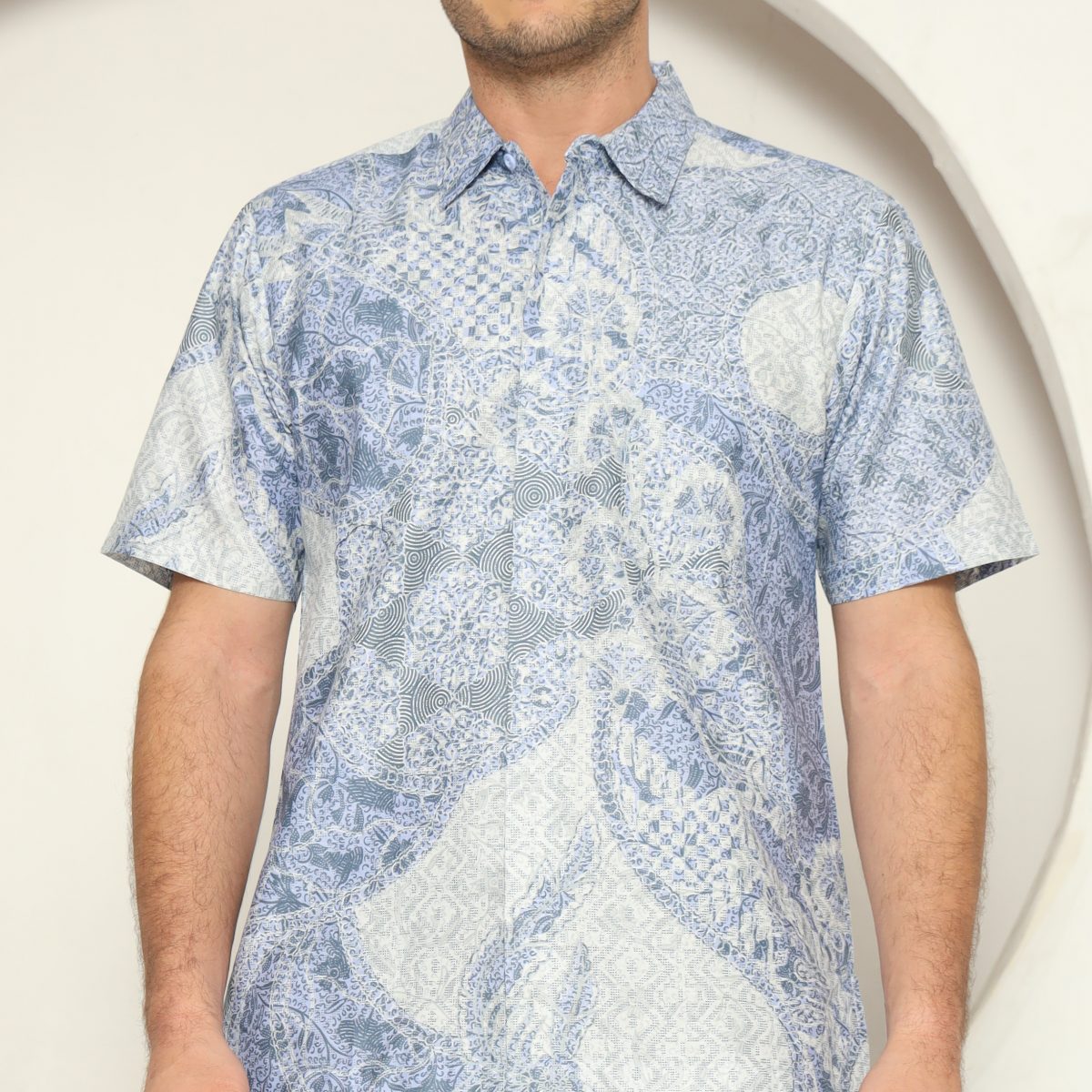 Osman Shirt Blue - Image 2