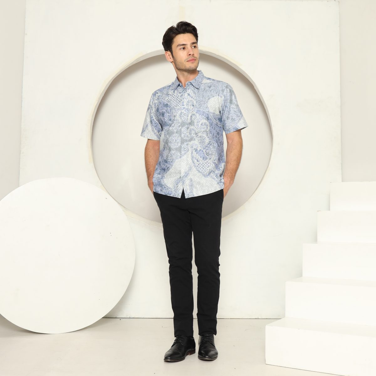 Osman Shirt Blue - Image 4