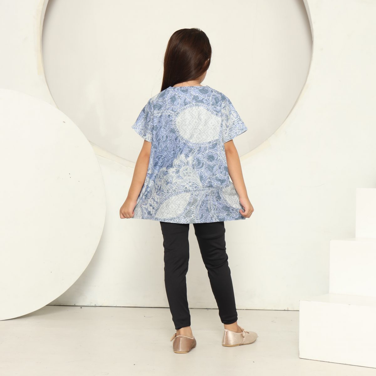 Leona Blouse Kids Blue - Image 5
