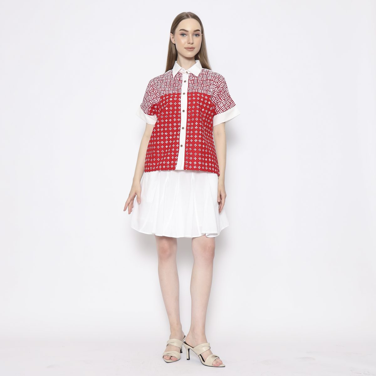Sherrie Shirt Red - Image 6